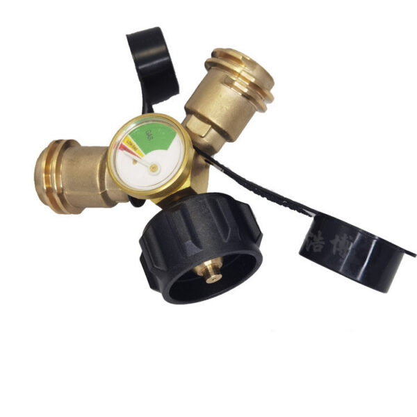 Propane Y Pressure Gauge Body Tee Brass Grill Heater - Image 5
