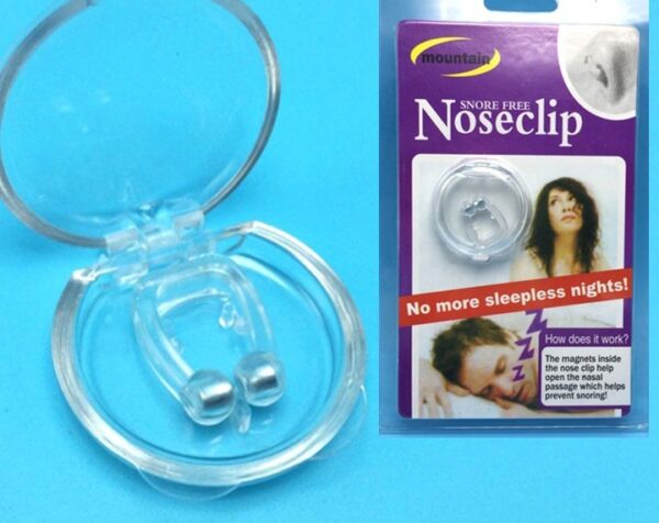 Silicone Magnetic Anti Snore Stop Snoring Nose Clip Sleep Tray Sleeping Aid Apnea Guard Night Device - Image 2