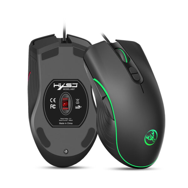 Glowing Gaming Mouse Gaming Wired Mouse - Image 2