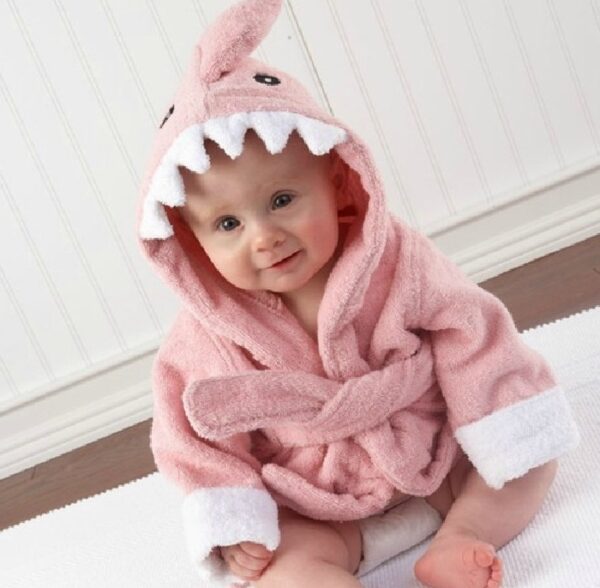 Cartoon Cute Animal Modeling Baby Bath Towels Baby Bathrobes Cotton Children's Bathrobes Baby Hooded - Image 6