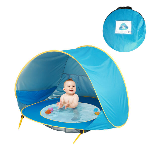 Baby Beach Tent Kids Outdoor Camping Easy Fold Up Waterproof  Up Sun Awning Tent UV-protecting - Image 10