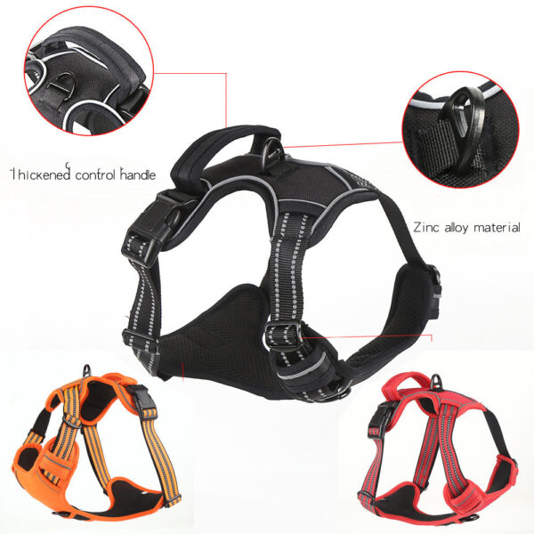 Dog Harness No Pull Breathable Reflective Pet Harness Vest - Image 6