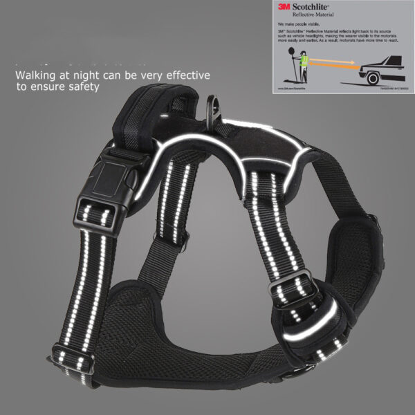 Dog Harness No Pull Breathable Reflective Pet Harness Vest - Image 2