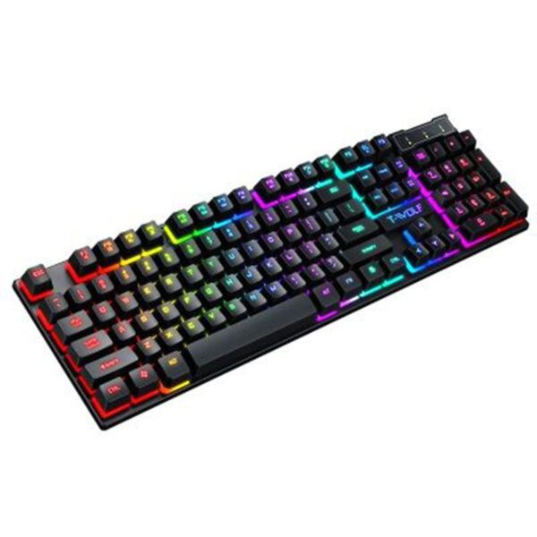 Gaming Usb Luminous Wired Keyboard Floating Manipulator - Image 6