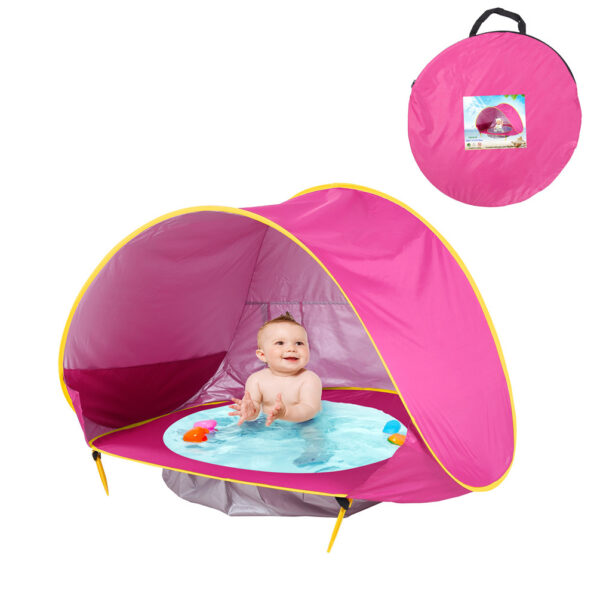 Baby Beach Tent Kids Outdoor Camping Easy Fold Up Waterproof  Up Sun Awning Tent UV-protecting - Image 8