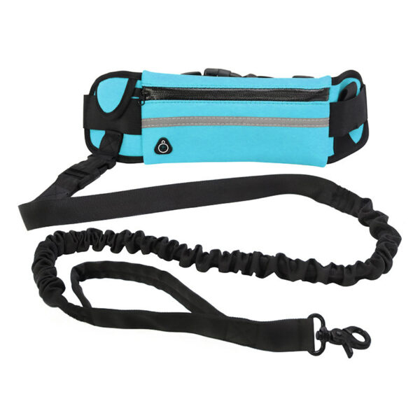 Hands Free Dog Leash Pet Walking And Training Belt With Shock Absorbing Bungee Leash For Up To 180lbs Large Dogs Phone Pocket And Water Bottle Holder - Image 7