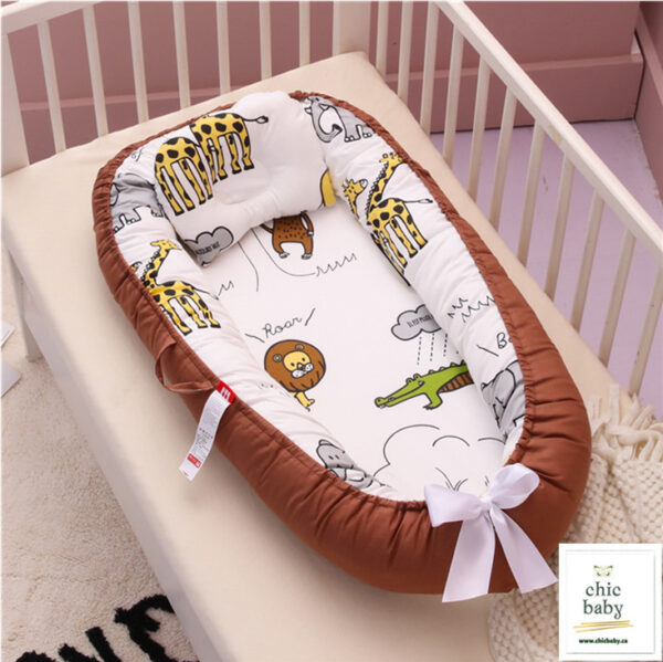 Baby Removable And Washable Bed Crib Portable Crib Travel Bed For Children Infant Kids Cotton Cradle - Image 7