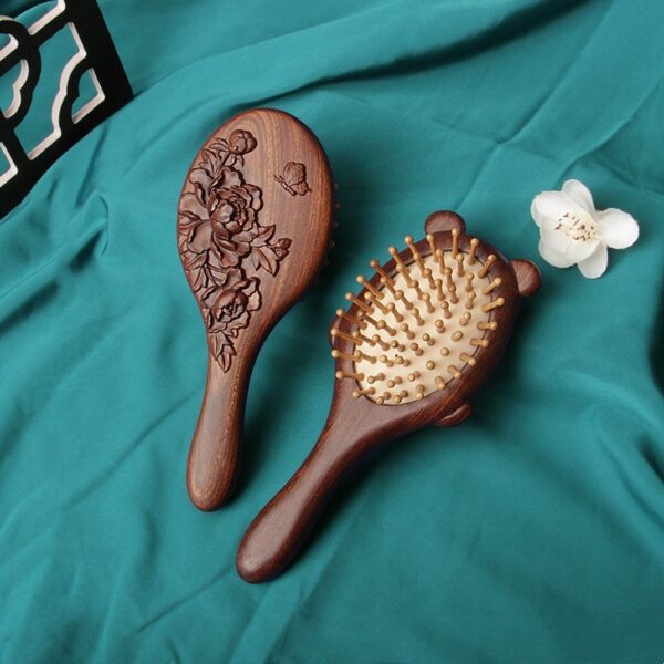 Airbag Massage Comb Large Wooden For Women Only