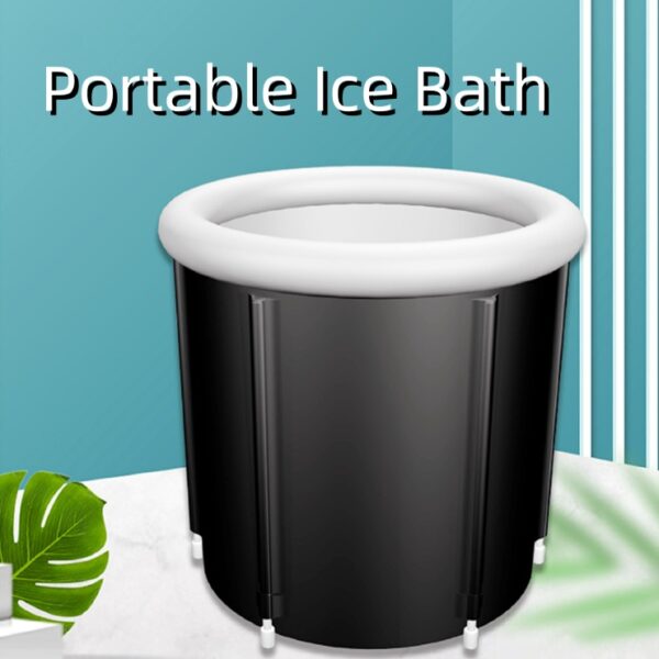 Portable Ice Baths Inflatable Air Ring PVC Bath Bath Household Bath Tub Holder Foldable Bath Tub For Recovery Therapy Outdoor